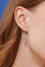 Boma Outline Dragonfly Wing Earrings