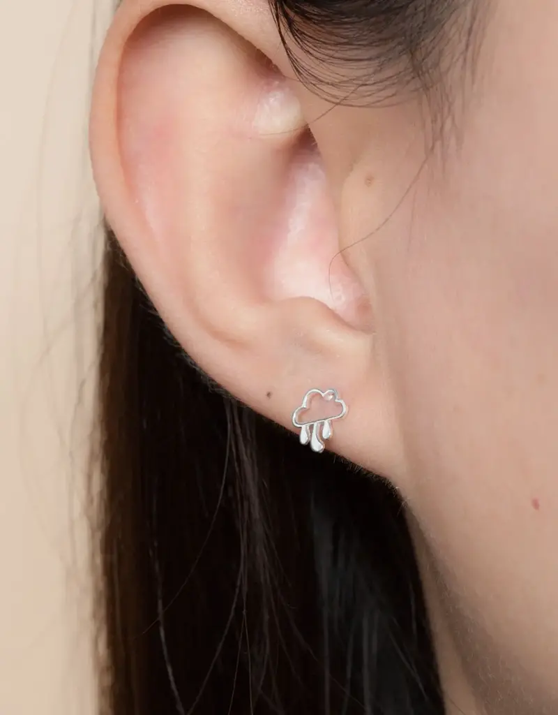 Boma Rain Cloud Stud Earrings