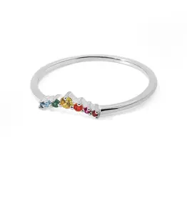 Boma Rainbow Multi Color Ring