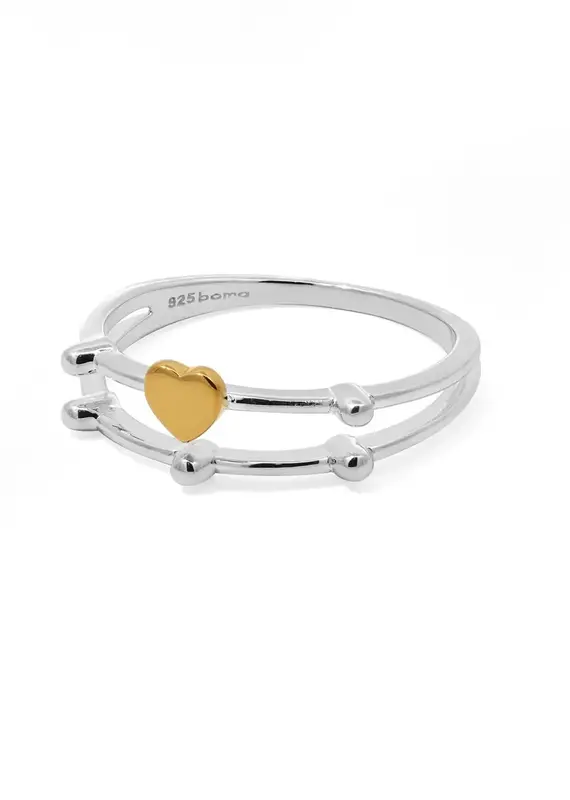 Boma Sabrina Duo Heart Ring