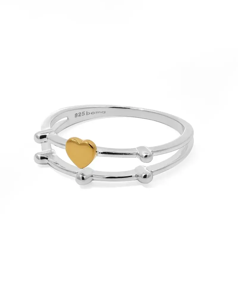Boma Sabrina Duo Heart Ring