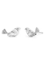 Boma Sparrow Bird Stud Earrings