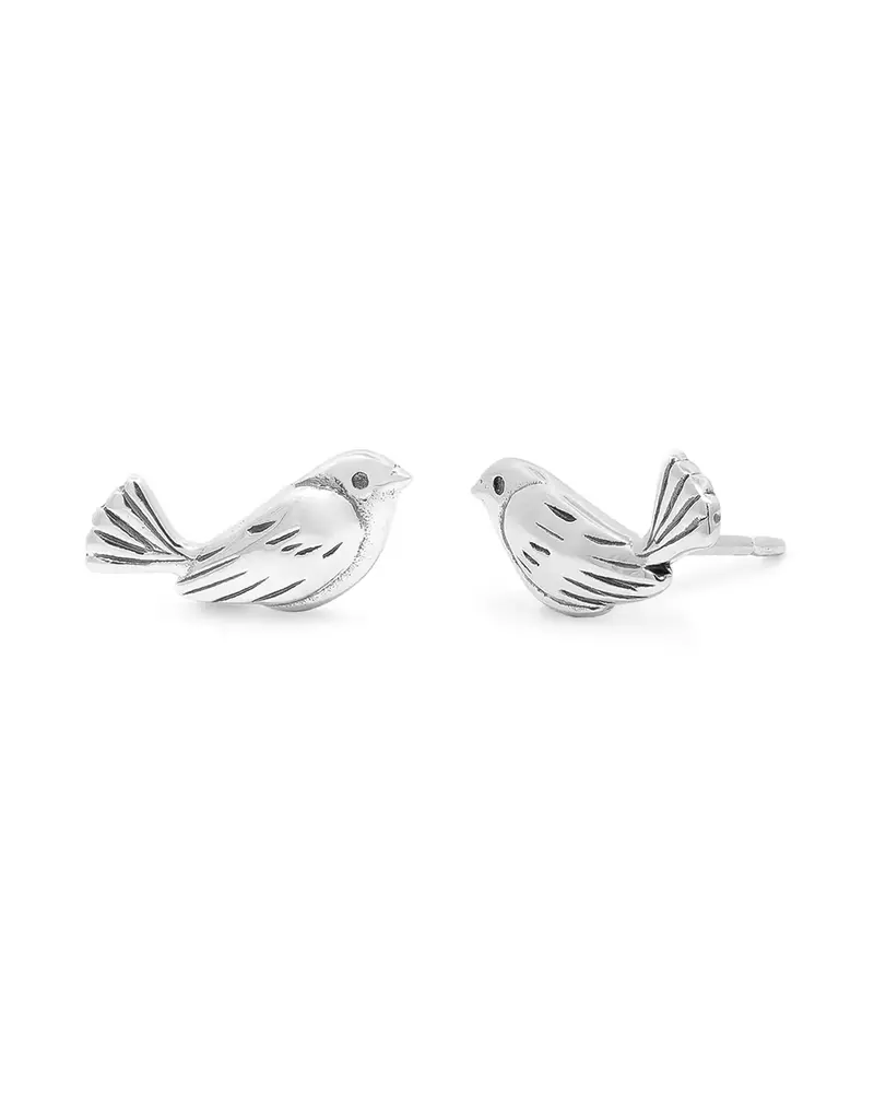 Boma Sparrow Bird Stud Earrings