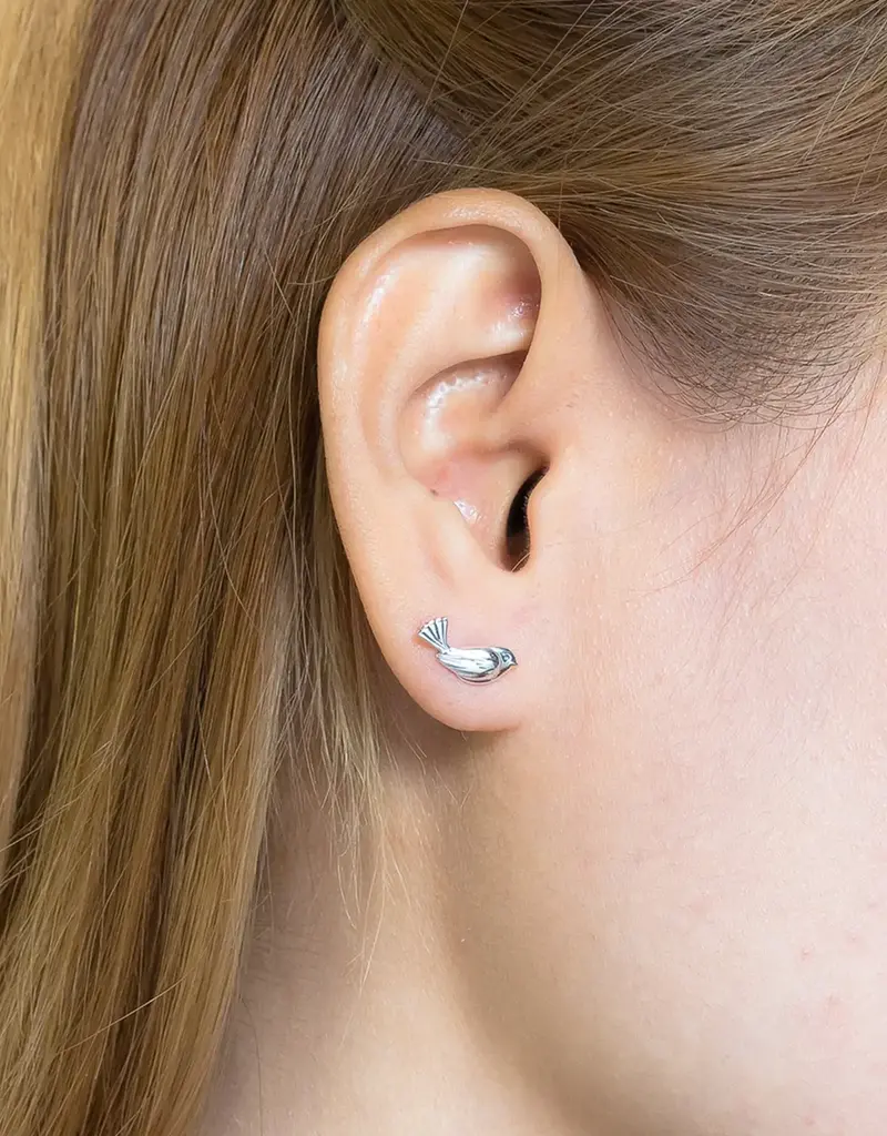 Boma Sparrow Bird Stud Earrings