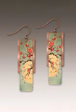 DC Designs Cherry Moon Copper Accent Multilayer Earrings