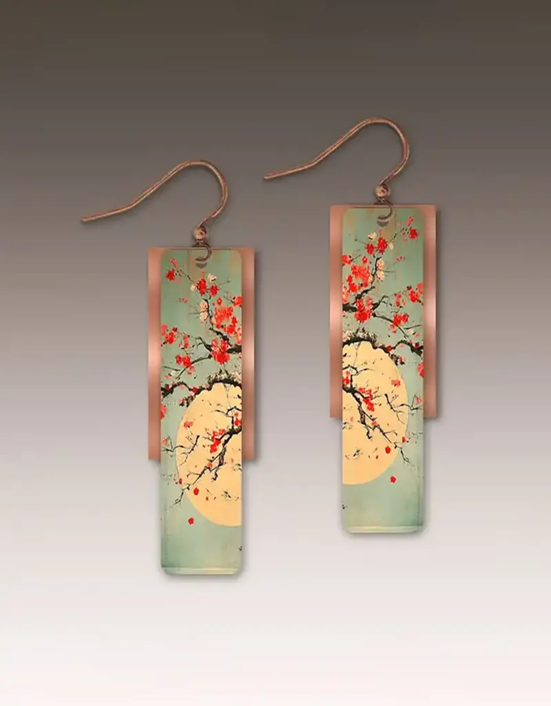 DC Designs Cherry Moon Copper Accent Multilayer Earrings