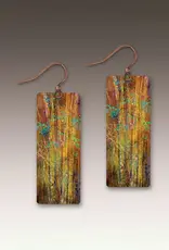 DC Designs Fall Branches Artistic Rectangle Earrings