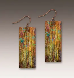 DC Designs Fall Branches Artistic Rectangle Earrings