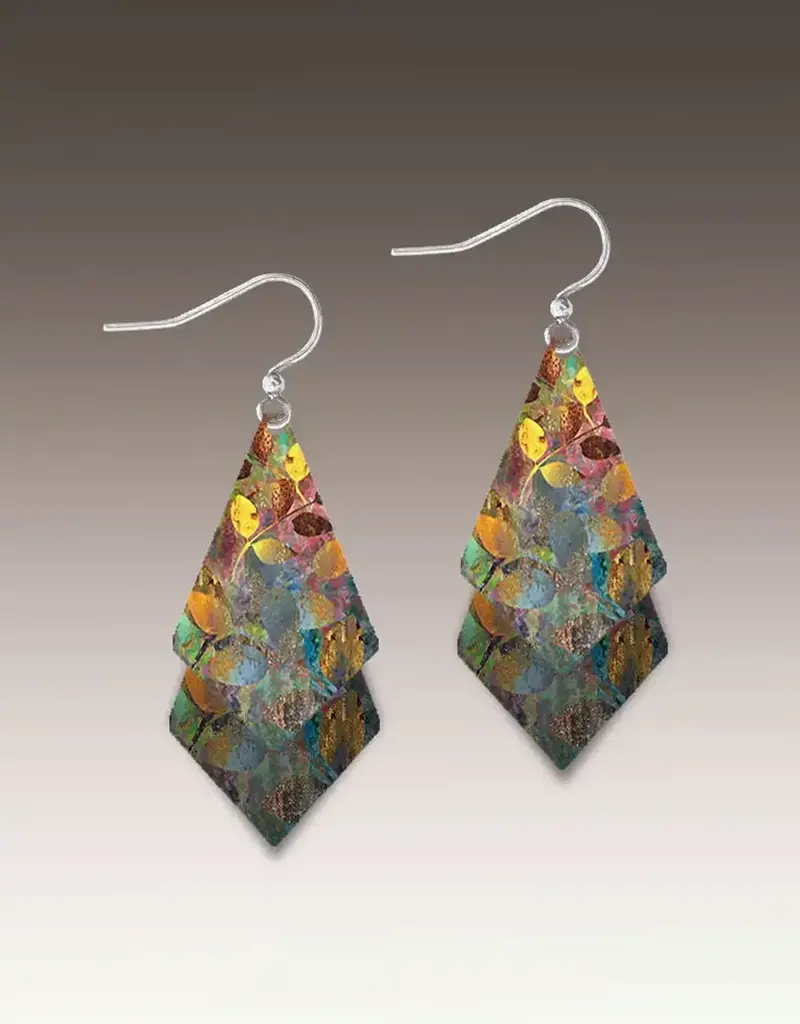 DC Designs Forest Foliage Dangle Stack Earrings