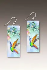 DC Designs Hummingbird Rectangle Earrings