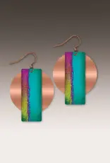 DC Designs Multicolor Copper Accent Multilayer Earrings