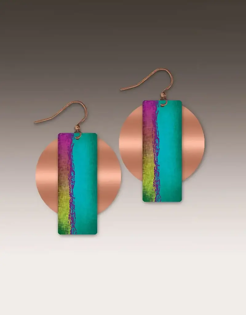 DC Designs Multicolor Copper Accent Multilayer Earrings