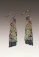 DC Designs Pink Night Branches Flutter Multilayer Earrings