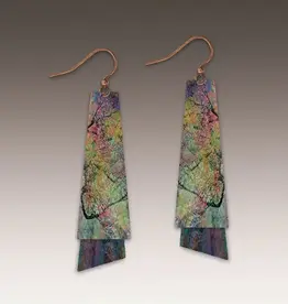 DC Designs Pink Night Branches Flutter Multilayer Earrings
