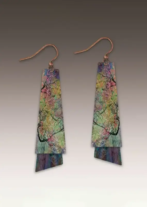 DC Designs Pink Night Branches Flutter Multilayer Earrings
