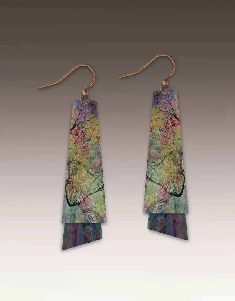 DC Designs Pink Night Branches Flutter Multilayer Earrings