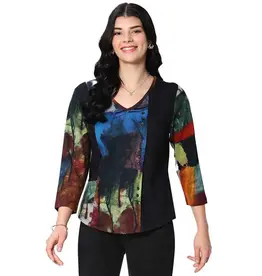Parsley and Sage Nora Button Top
