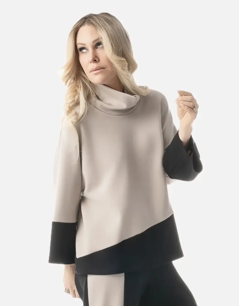 Pure Essence Modal Cowl Neck Top