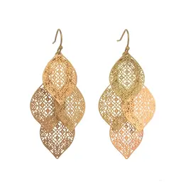 Kole Etched Layered Filigree Earrings