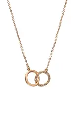 Kole Interlocking Circles Pendant Necklace