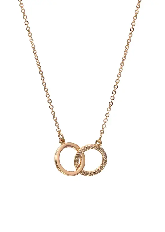 Kole Interlocking Circles Pendant Necklace
