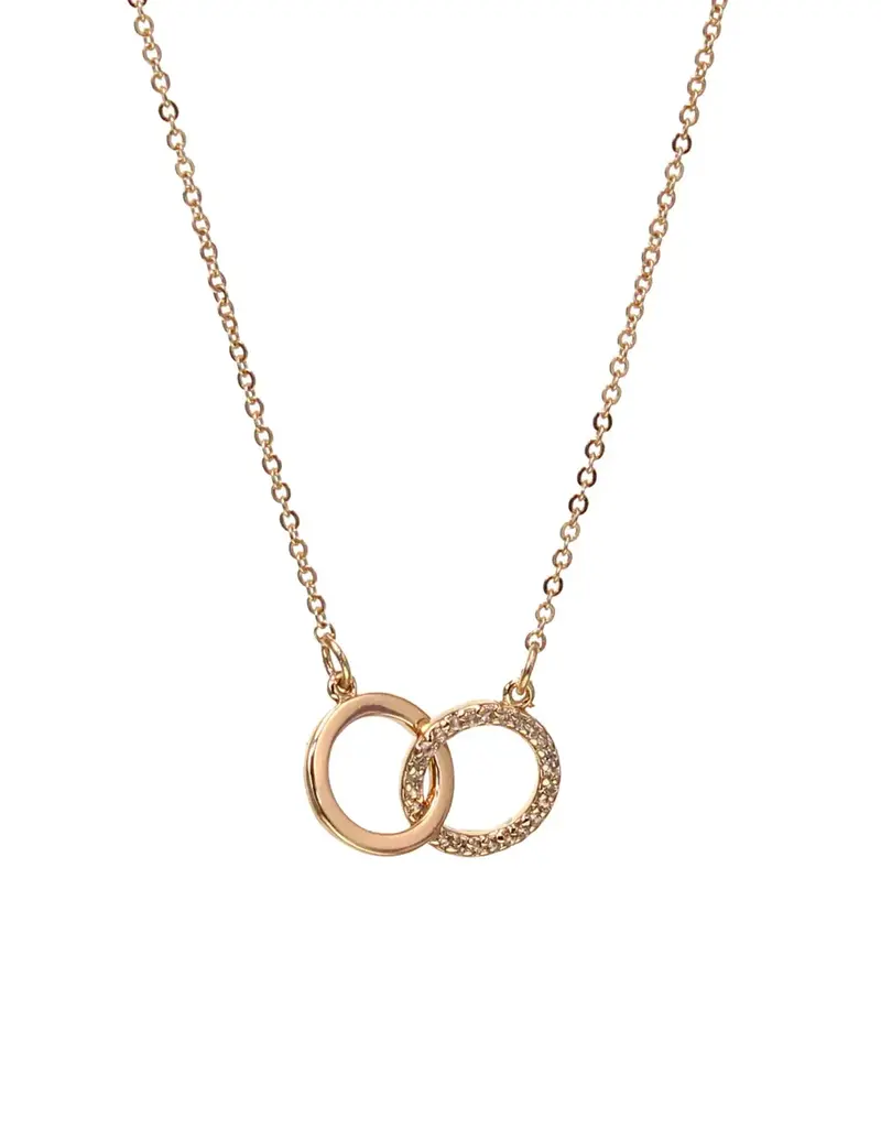 Kole Interlocking Circles Pendant Necklace