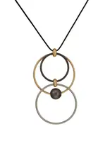 Kole Interlocking Circle Necklace