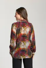 APNY Half-Plaket Pullover Blouse