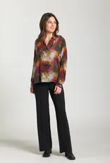 APNY Half-Plaket Pullover Blouse