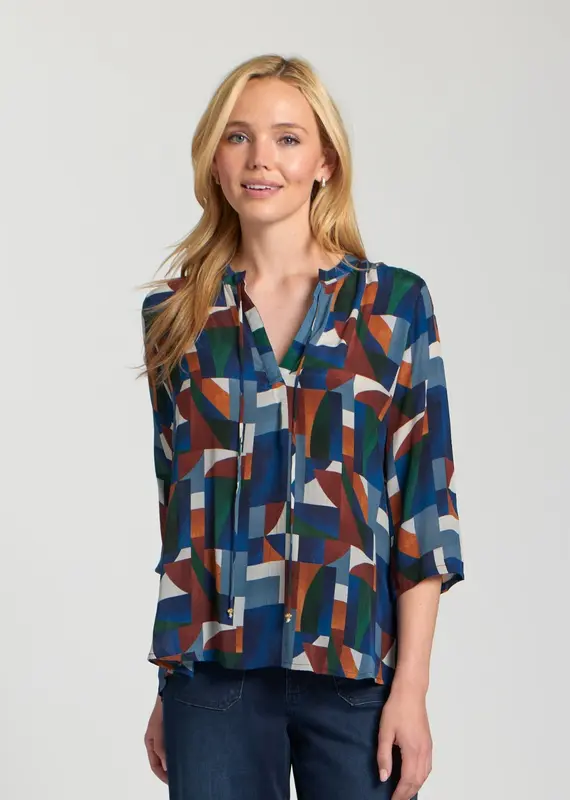 APNY V-Neck Tassel Top