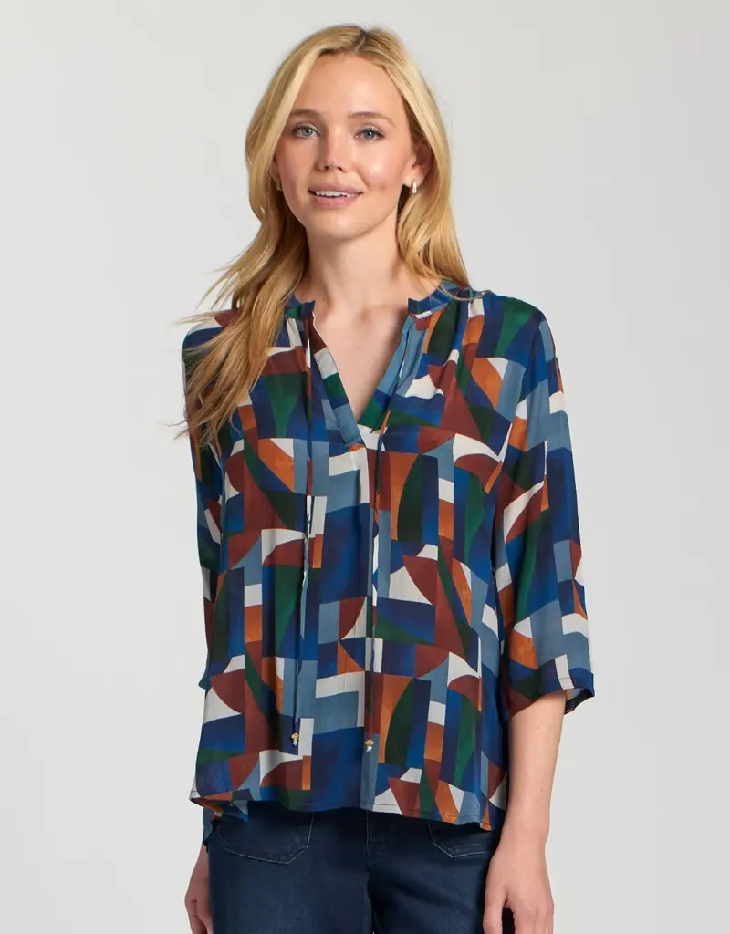 APNY V-Neck Tassel Top