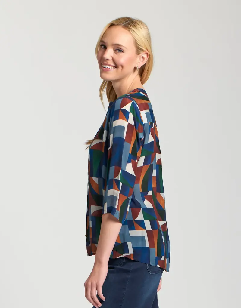 APNY V-Neck Tassel Top