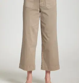 APNY Cropped Wide Leg Patch Pocket Pants