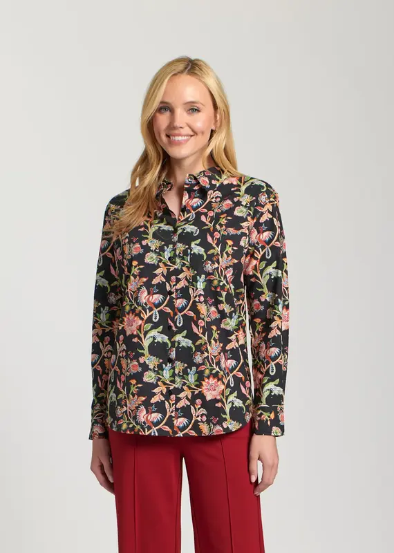APNY Boyfriend Button-Up Top