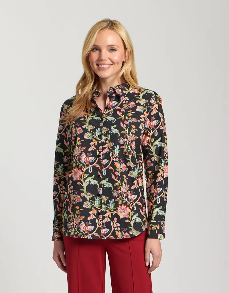 APNY Boyfriend Button-Up Top