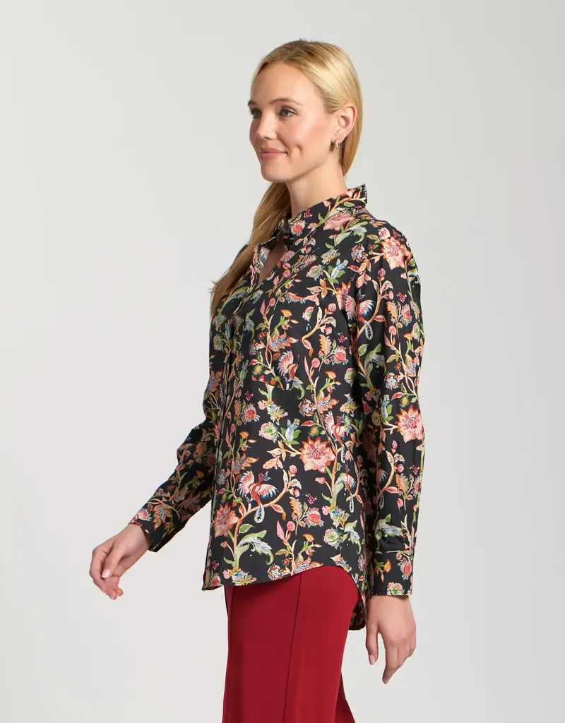 APNY Boyfriend Button-Up Top