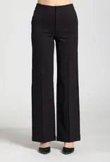 APNY Front Zip Pant With Pin-Tucked Leg