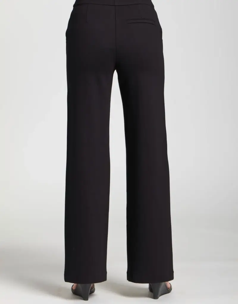 APNY Front Zip Pant With Pin-Tucked Leg