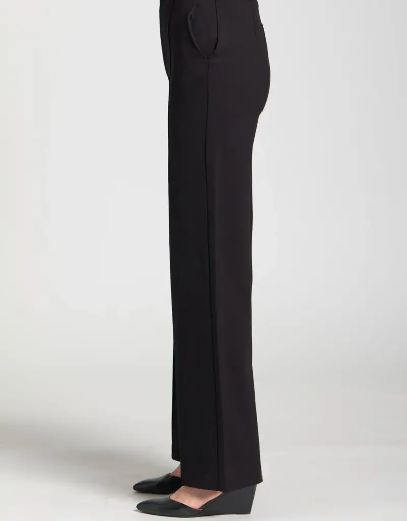 APNY Front Zip Pant With Pin-Tucked Leg