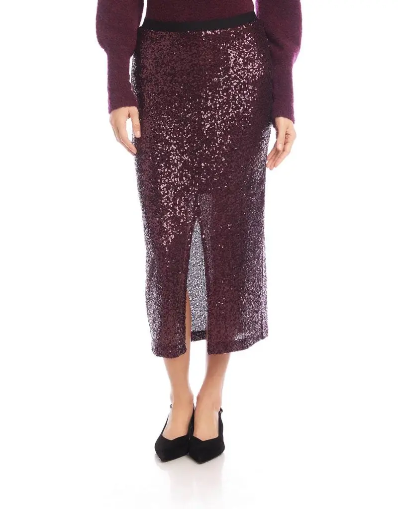 Karen Kane Sequin Midi Skirt
