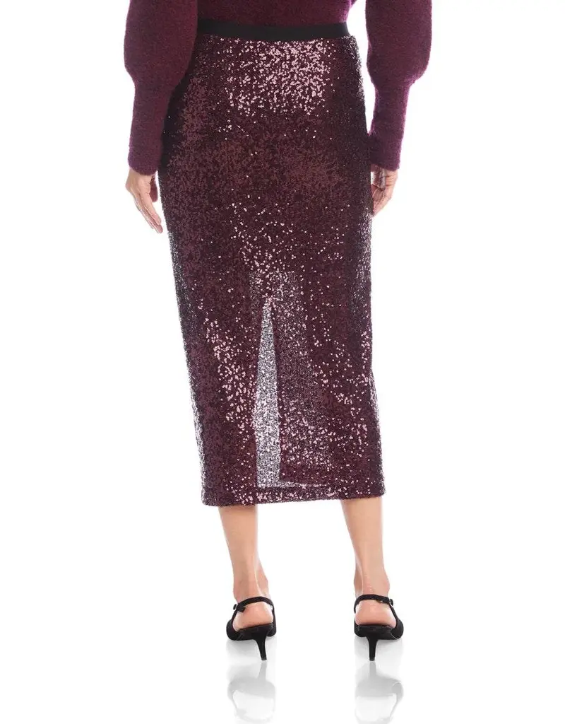 Karen Kane Sequin Midi Skirt