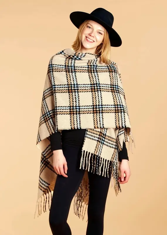 Hadley Wren Charlie Plaid Ruana