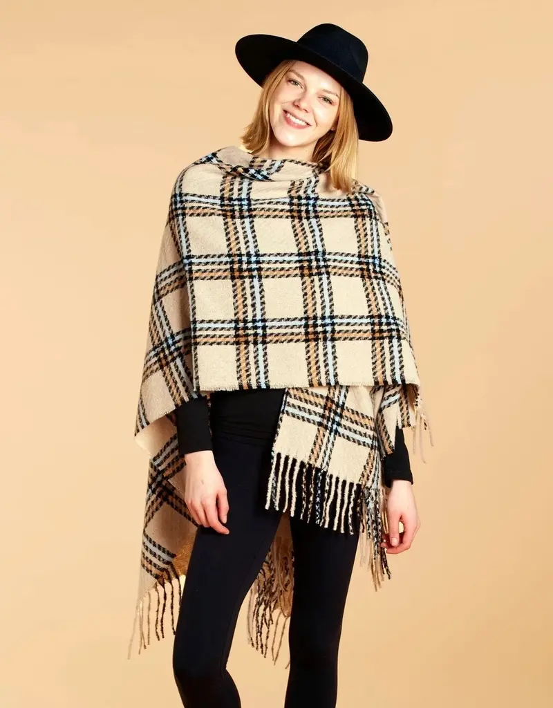 Hadley Wren Charlie Plaid Ruana