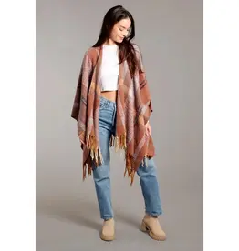 Hadley Wren Savannah Plaid Ruana