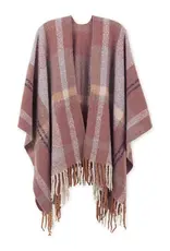 Hadley Wren Savannah Plaid Ruana