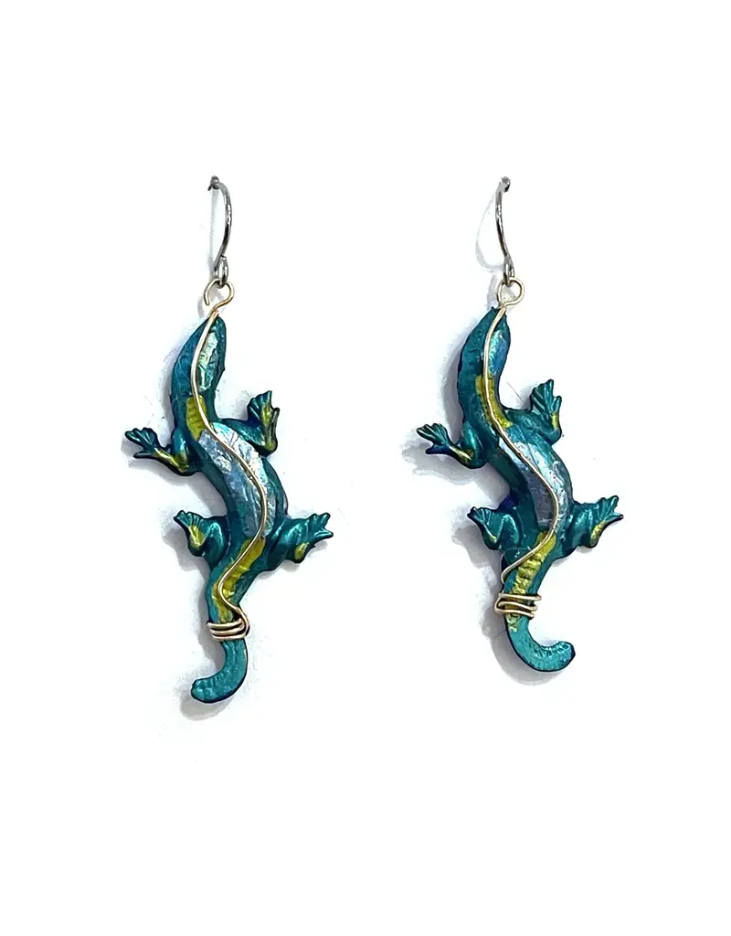 Susan Packard Salamander Earrings