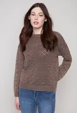 Charlie B Pointelle Pullover Sweater