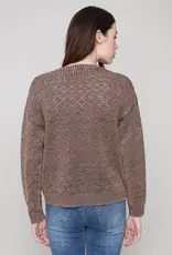 Charlie B Pointelle Pullover Sweater