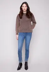 Charlie B Pointelle Pullover Sweater