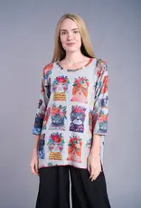 Shana Apparel Holiday Fleece Scoop Neck Top